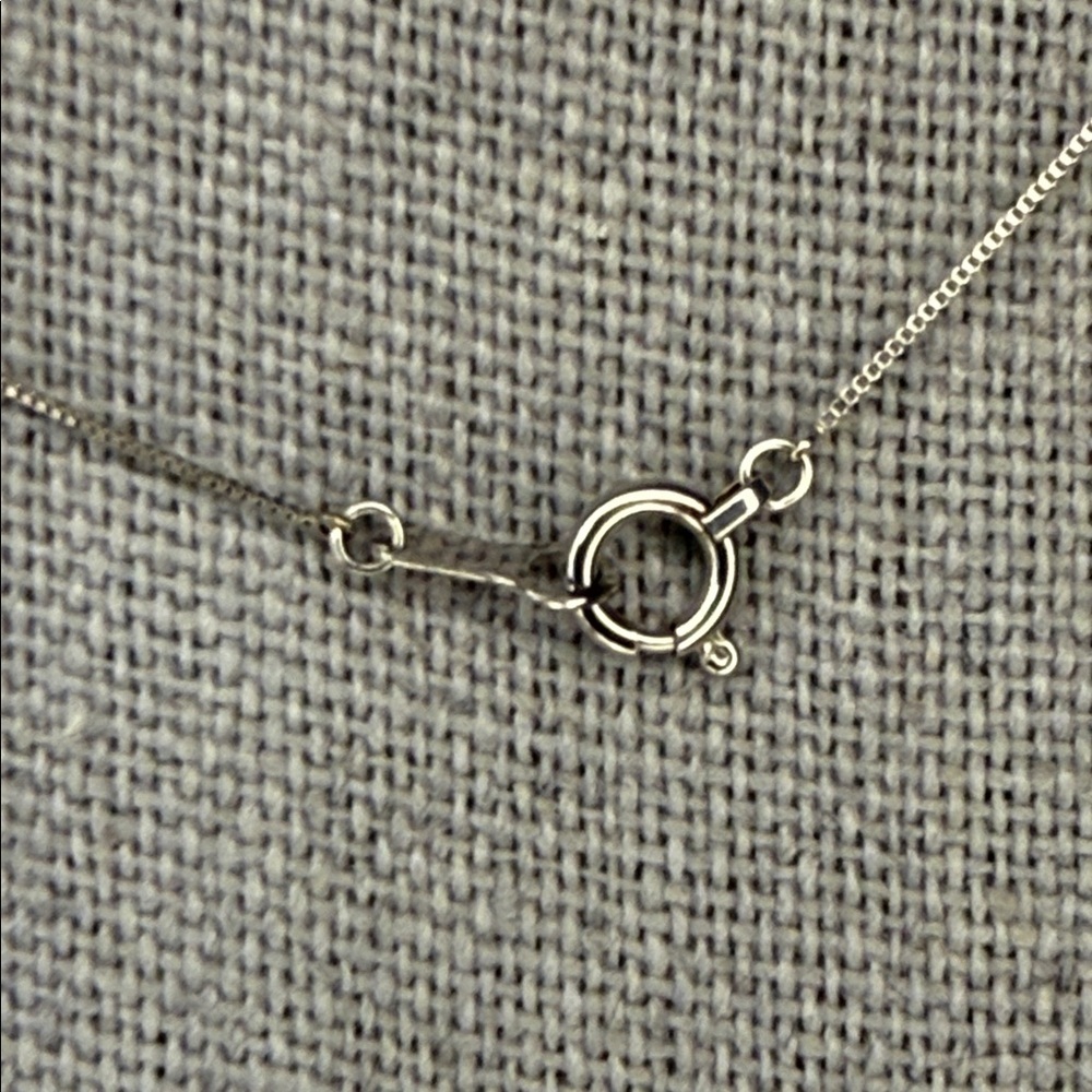 1ct Natural Diamond Pendant Necklace in Platinum Pt850 / Pt900 - Picture 6 of 6